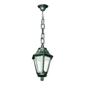 Уличный подвесной светильник фонарь на цепи (E22.120.000.VXF1L) Fumagalli SICHEM/ANNA, 1х6W LED-FIL (800 Lm/4000К)