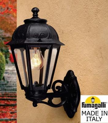 Уличный настенный светильник (бра) (K22.131.000.BXF1L) Fumagalli BISSO/SABA, 1х6W LED-FIL (800 Lm/4000К)