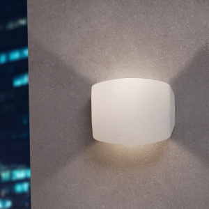 Уличный настенный светильник (бра) (AB1.000.000.WXJ1L) Fumagalli ABRAM 150, 1х4W LED-CMD (400 Lm/4000К)