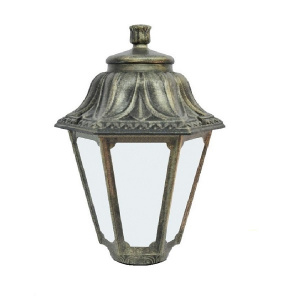 Уличный светильник на опору (фонарь) (E22.000.000.BYF1R) Fumagalli ANNA, 1х6W LED-FIL (800 Lm/2700К)
