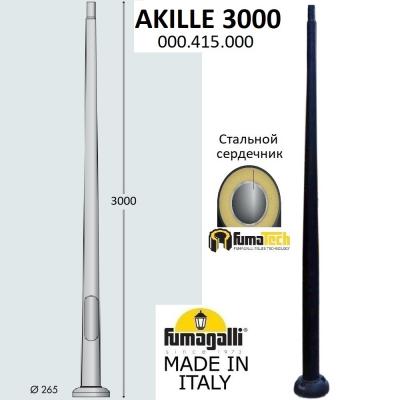 Парковый столб FUMAGALLI AKILLE 3000, черный