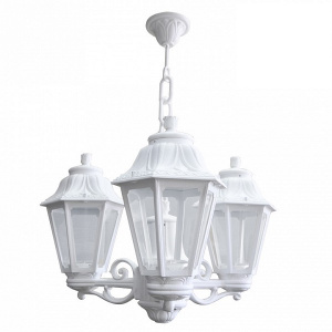 Подвесная уличная люстра на цепи (E22.120.S30.WXF1L) Fumagalli SICHEM/ANNA 3L, 3х6W LED-FIL (2400 Lm/4000К)