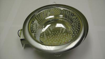 Светильник даунлайт ЛВО Downlight КЛЛ Е27 2*26W со стеклом б/л, сатин хром