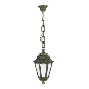 Уличный подвесной светильник фонарь на цепи (E22.120.000.BXF1R) Fumagalli SICHEM/ANNA, 1х6W LED-FIL (800 Lm/2700К)