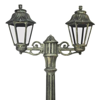 Садово-парковый столб светильник фонарь - 1,85м (E22.158.S20.BYF1L) Fumagalli ARTU BISSO/ANNA 2L, 1х6W LED-FIL (1600 Lm/4000К)
