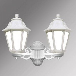 Уличный настенный светильник (бра) (E22.141.000.WYF1R) Fumagalli PORPORA/ANNA, 2х6W LED-FIL (1600 Lm/2700К)