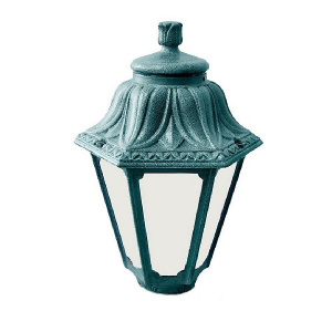 Уличный светильник на опору (фонарь) (E22.000.000.VYF1R) Fumagalli ANNA, 1х6W LED-FIL (800 Lm/2700К)