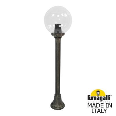Садовый светильник-столбик FUMAGALLI MIZAR.R/G250, античная бронза
