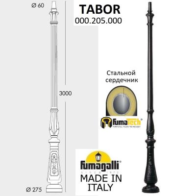 Парковый столб FUMAGALLI TABOR, черный