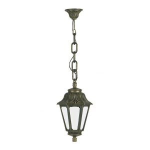 Уличный подвесной светильник фонарь на цепи (E22.120.000.BYF1R) Fumagalli SICHEM/ANNA, 1х6W LED-FIL (800 Lm/2700К)