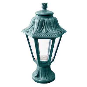 Уличный низкий наземный светильник (фонарь) - 38см (E22.110.000.VXC1L) Fumagalli MIKROLOT/АNNA, 1х7W LED-CMD (800 Lm/4000К)