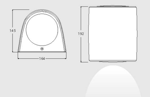 Светильник настенный уличный Fumagalli MARTA 160 1L, с лампой 7W LED-CCT (800 Lm CCT)