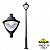 Парковый фонарь  FUMAGALLI EKTOR 2500/BEPPE P50.362.000.AXH27