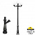 Парковый фонарь FUMAGALLI NEBO ADAM/GLOBE 300 3L  G30.202.M30.AYE27
