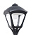 T33.000.000.AXQ1K, SERGIO черный, прозр., 1xE27 LED-HIP с лампой 3620Lm, CCT