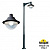 Парковый фонарь  FUMAGALLI EKTOR 3000/MIDIPILAR/VIVI 1L LED-HIP V50.365.A10.AXH27