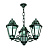 Подвесная уличная люстра на цепи (E22.120.S30.VXF1L) Fumagalli SICHEM/ANNA 3L, 3х6W LED-FIL (2400 Lm/4000К)